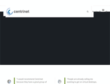 Tablet Screenshot of centrinetcorp.com